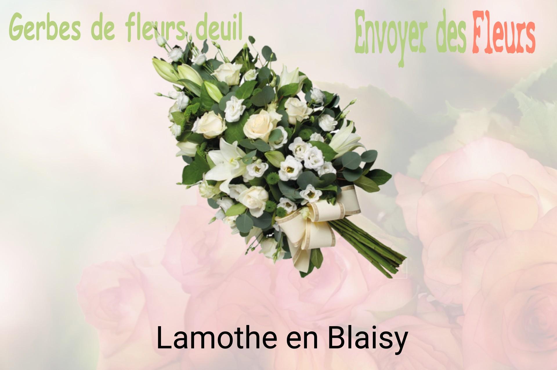 Gerbe de fleurs de deuil livrée à Lamothe-en-Blaisy
